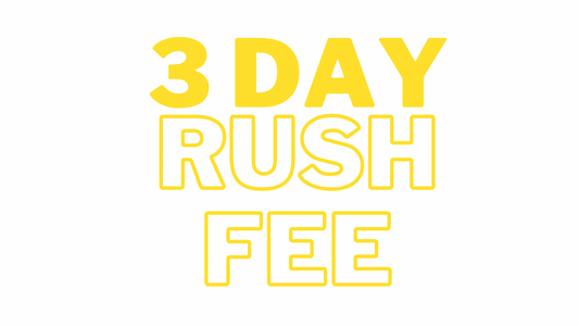 3 day Rush fee