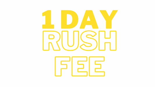 1 day rush fee