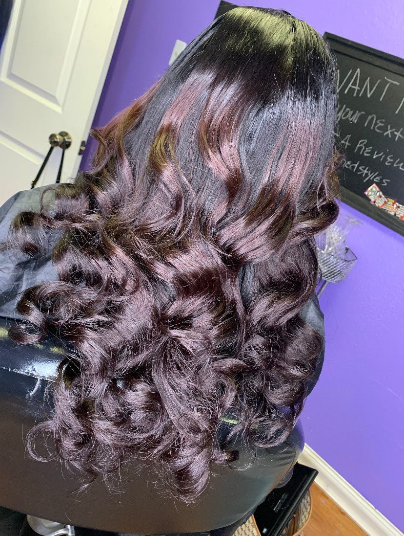Sewin with lace closure
